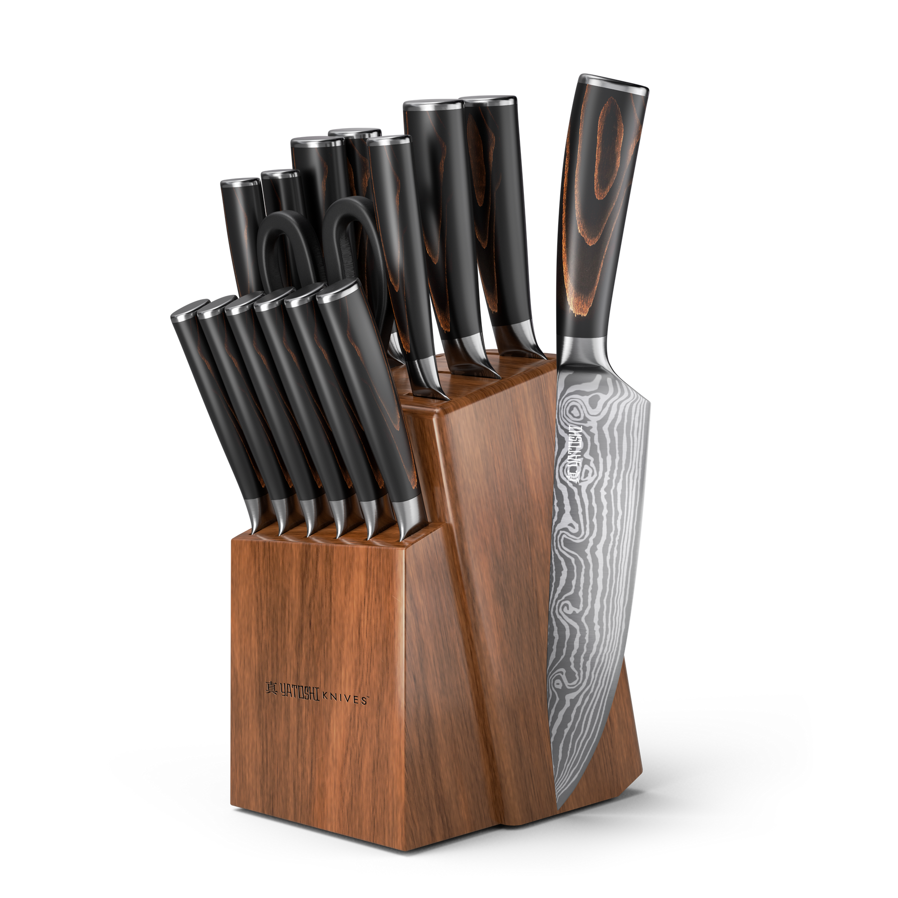 Professional Kitchen Knife Block Set