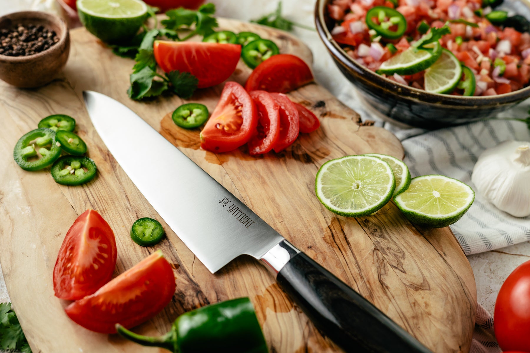 Professional Kitchen Knife Block Set