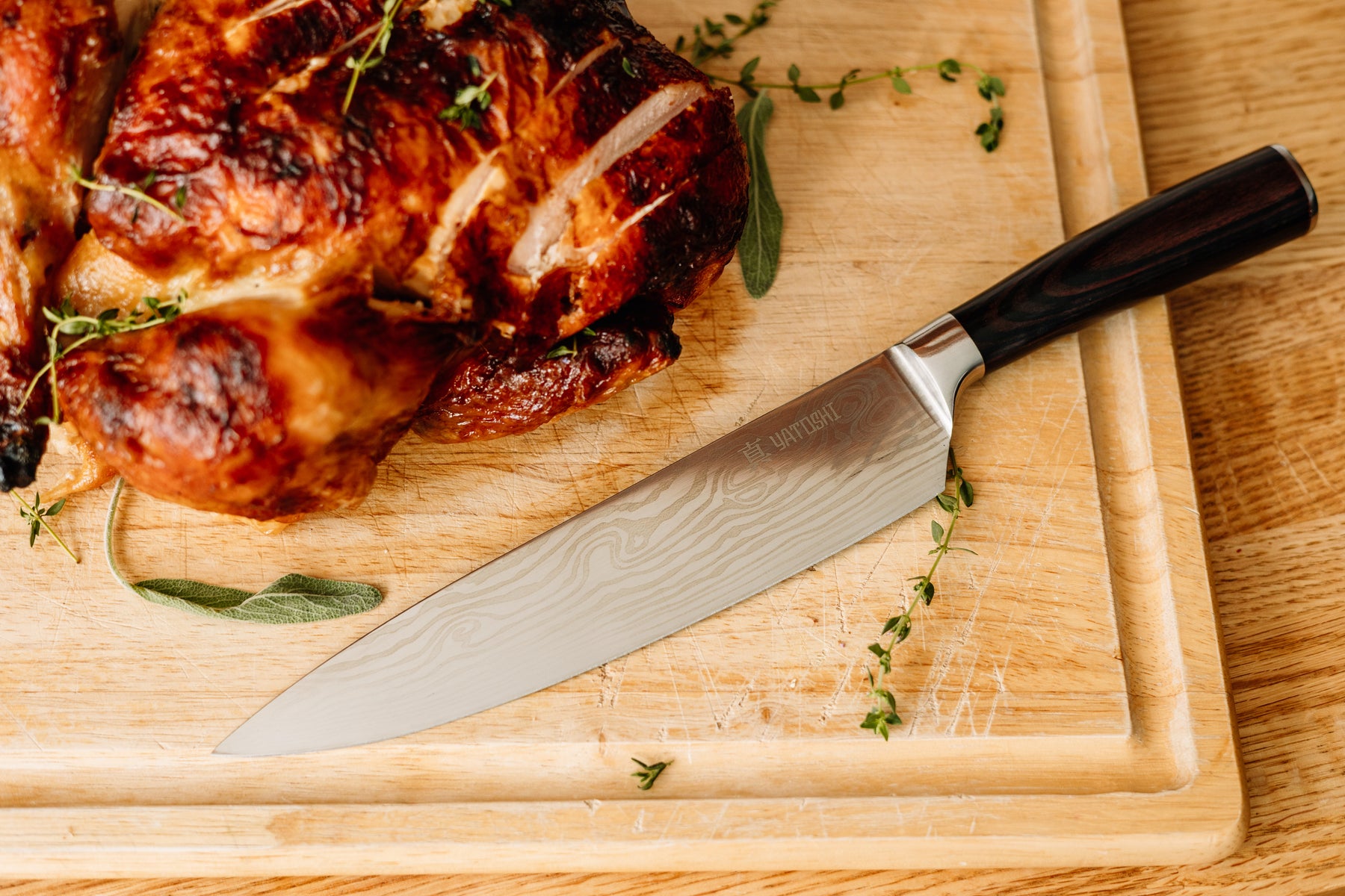 15-Piece Classic Kitchen Knife Block Set