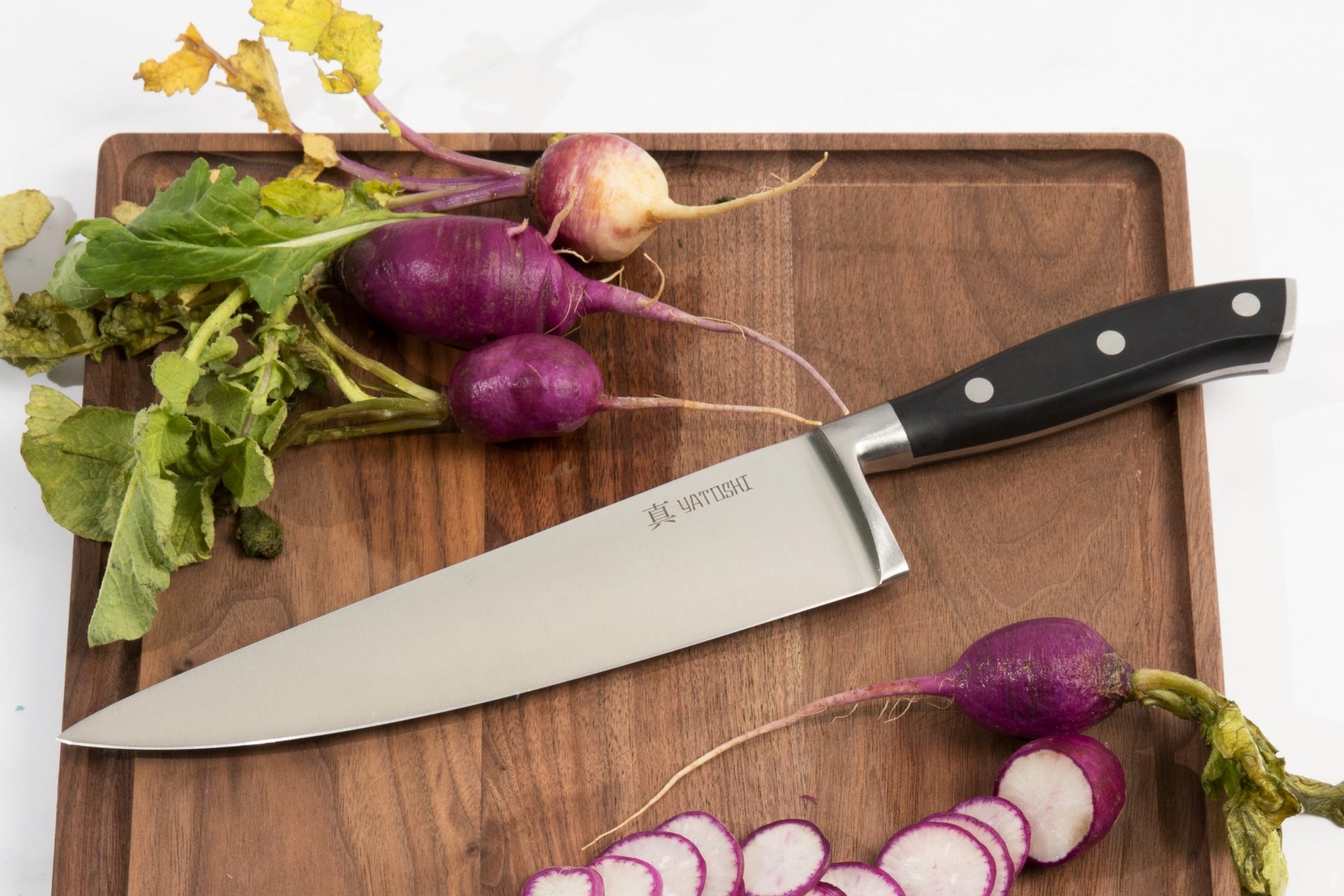 15-Piece Black Kitchen Knife Block Set