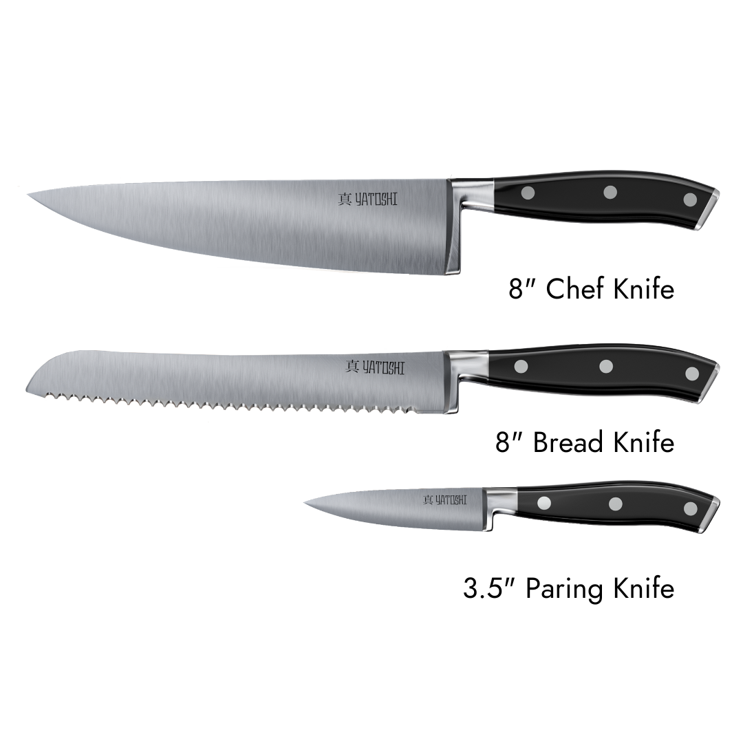3-Piece Kitchen Knife Set