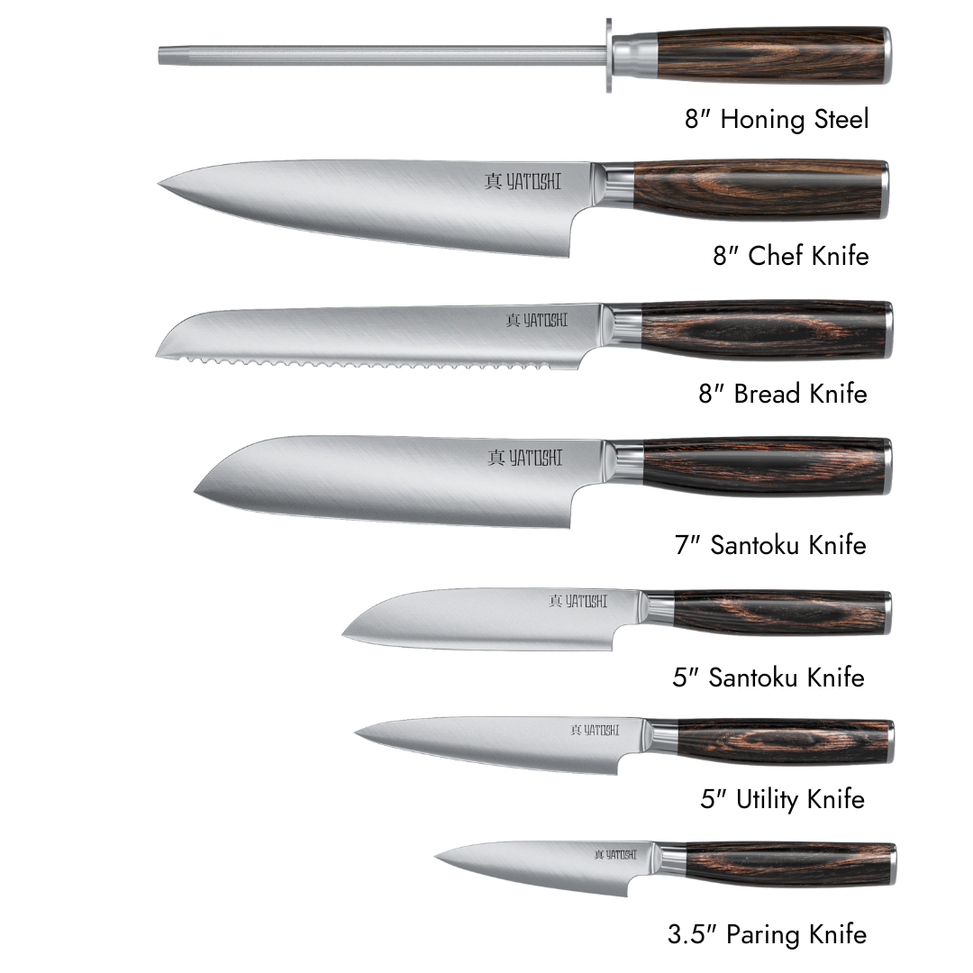 Professional Kitchen Knife Block Set
