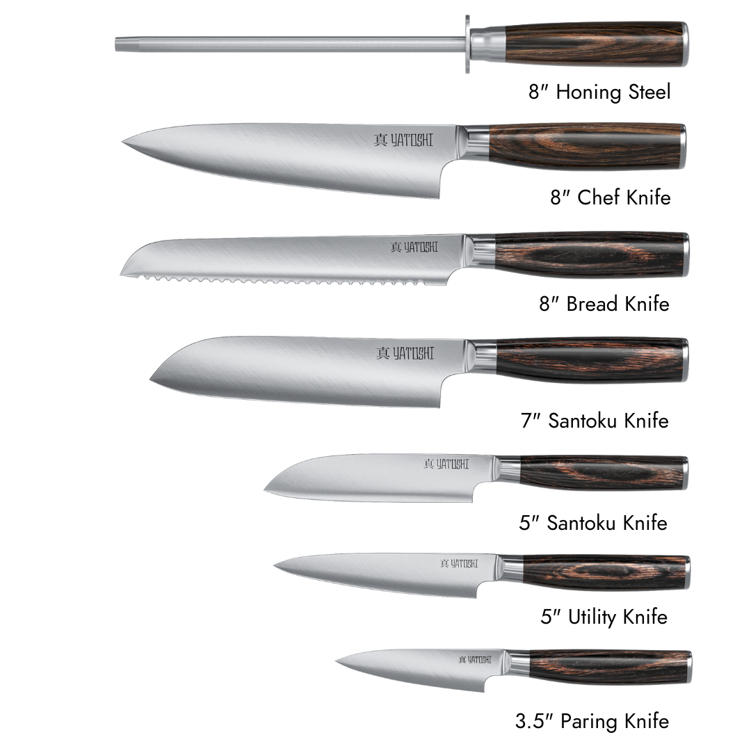 Professional Kitchen Knife Block Set