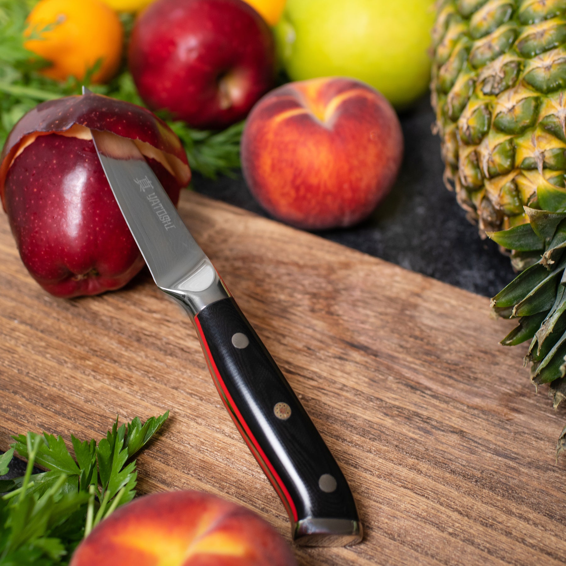 Yatoshi VG10 Damascus 3-Piece Knife Set