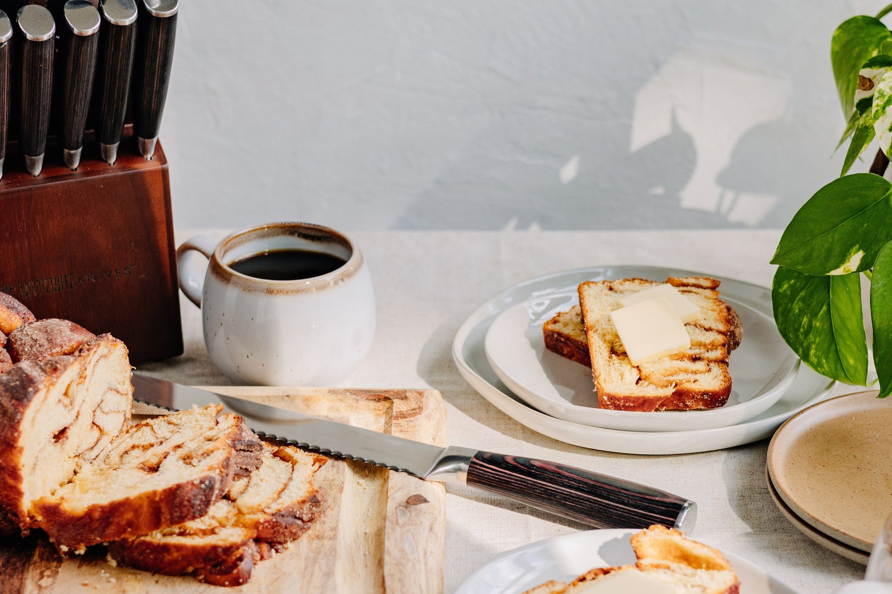 15-PIece Classic Kitchen Knife Block Set - No Laser