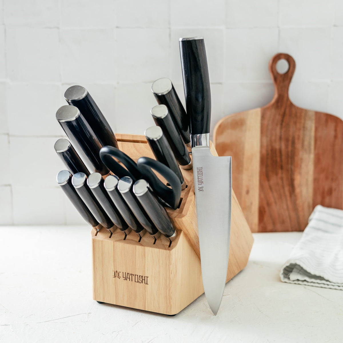 Block, Honing Steel & Scissors