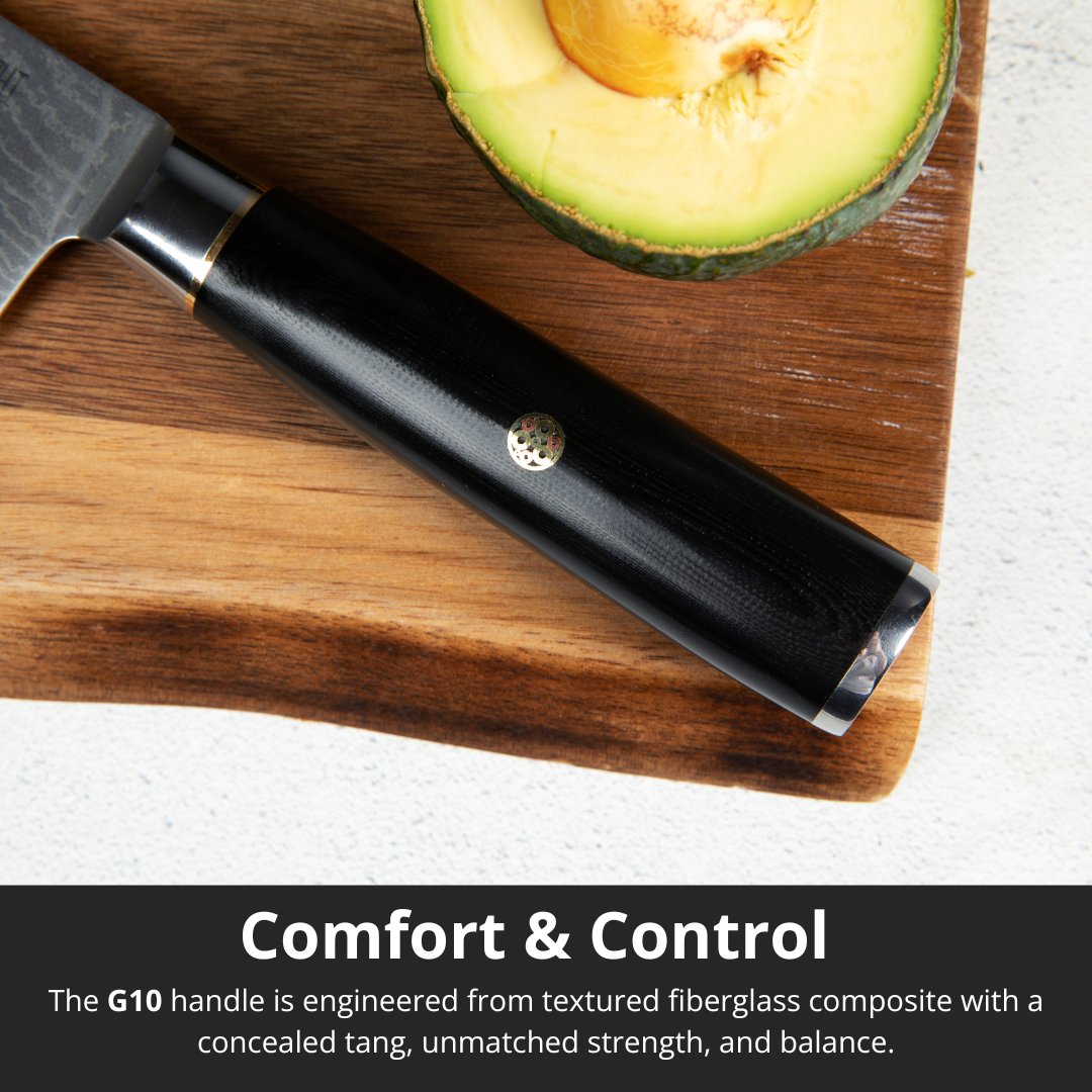 Magnetic Kitchen Knife Block Set - Damascus