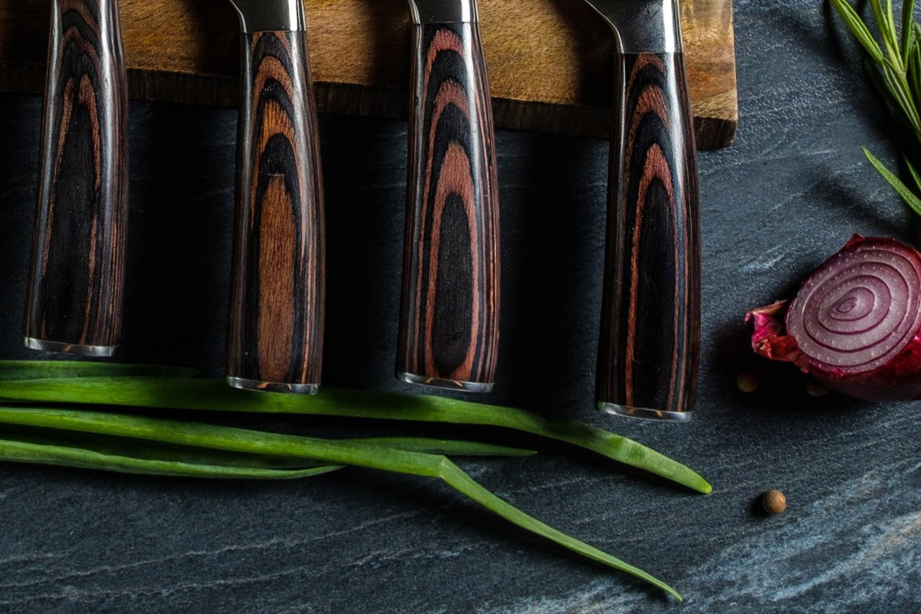 15-PIece Classic Kitchen Knife Block Set - No Laser