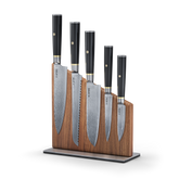 Magnetic Kitchen Knife Block Set - Damascus