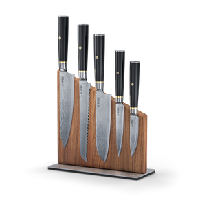 Magnetic Kitchen Knife Block Set - Damascus