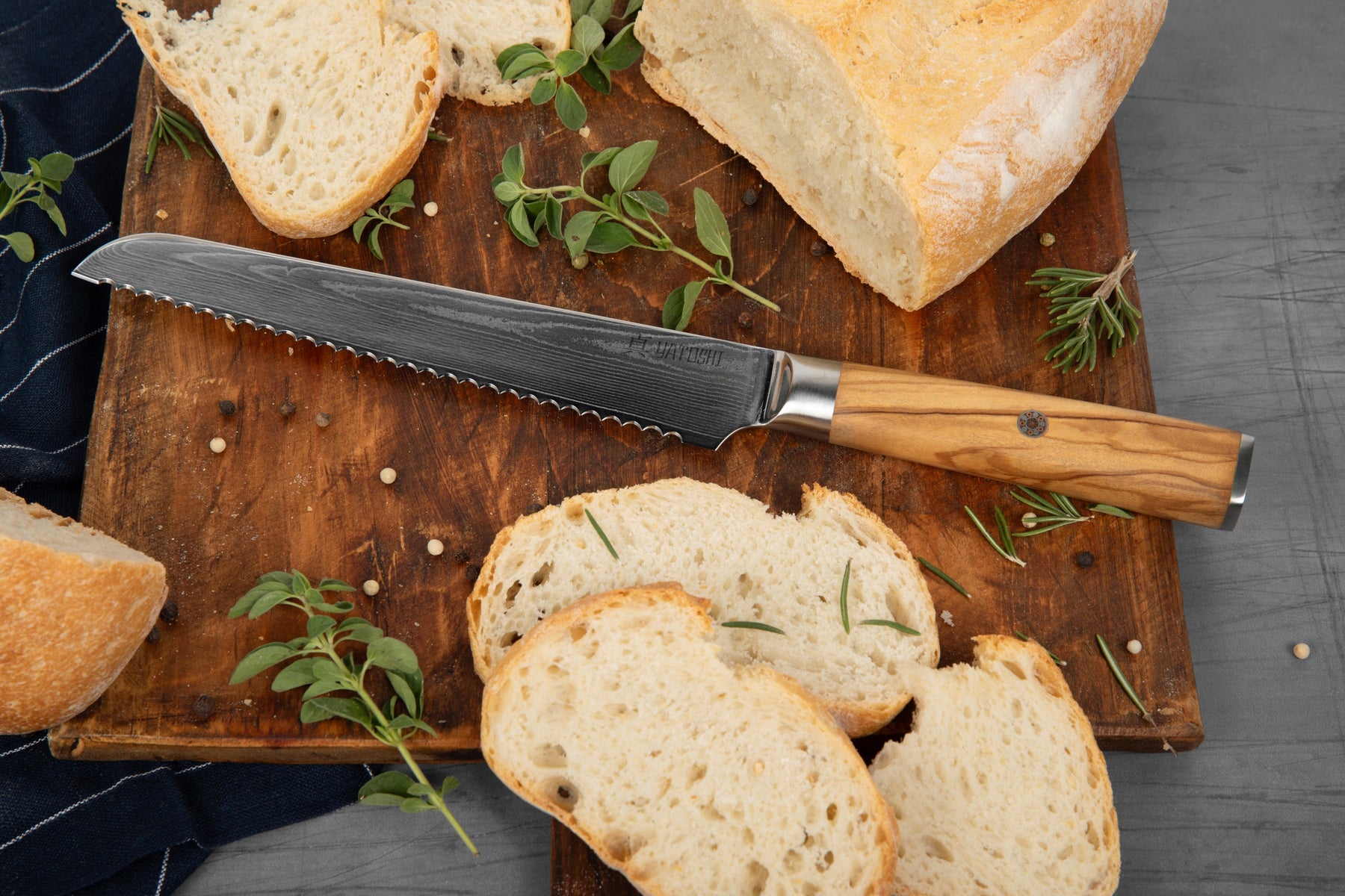 Magnetic Kitchen Knife Block Set