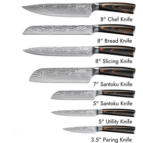 15-Piece Classic Kitchen Knife Block Set