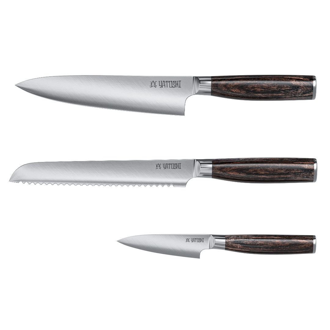 Yatoshi 3-Piece Kitchen Knife Set