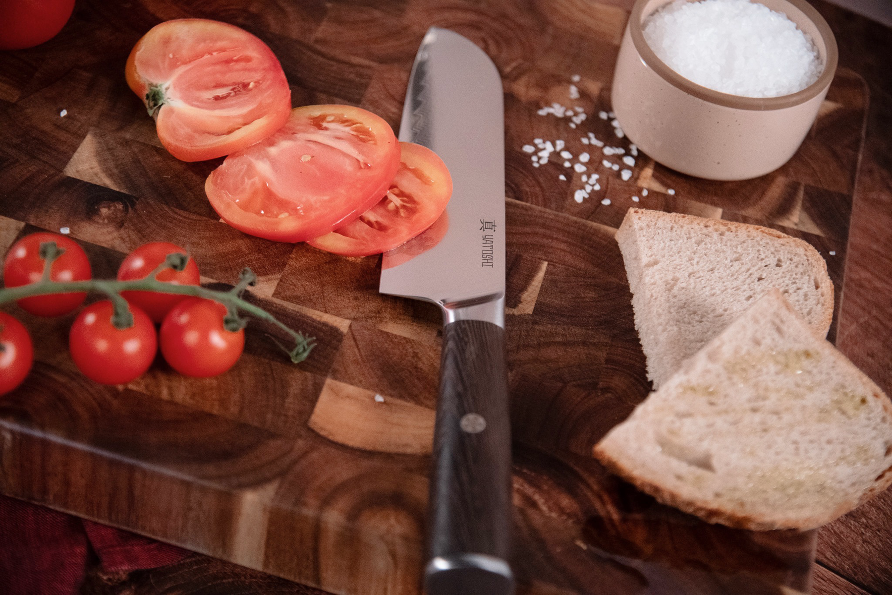 Magnetic Kitchen Knife Block Set